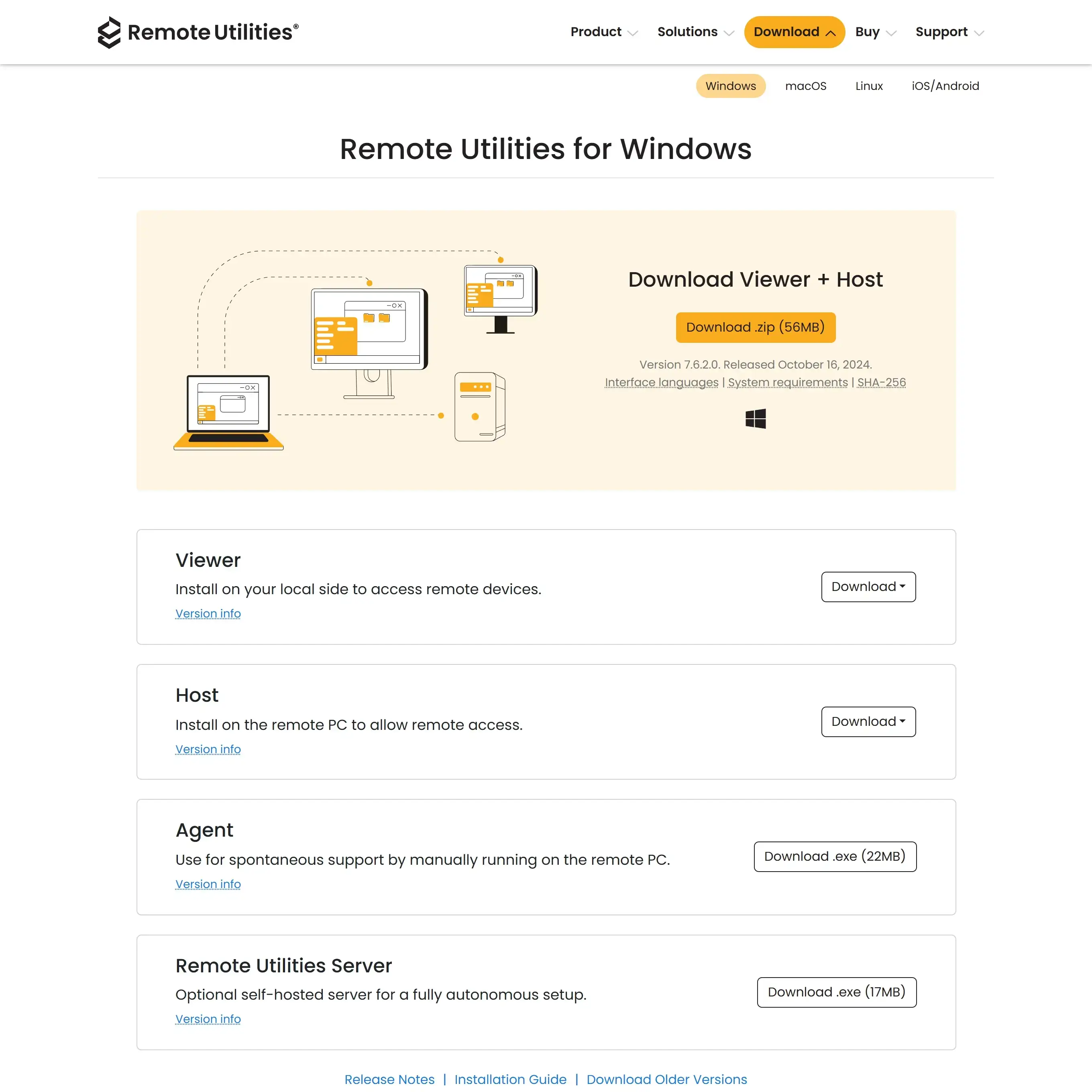 Remote Utilities скачать 2026 — обзор, возможности и безопасная установка