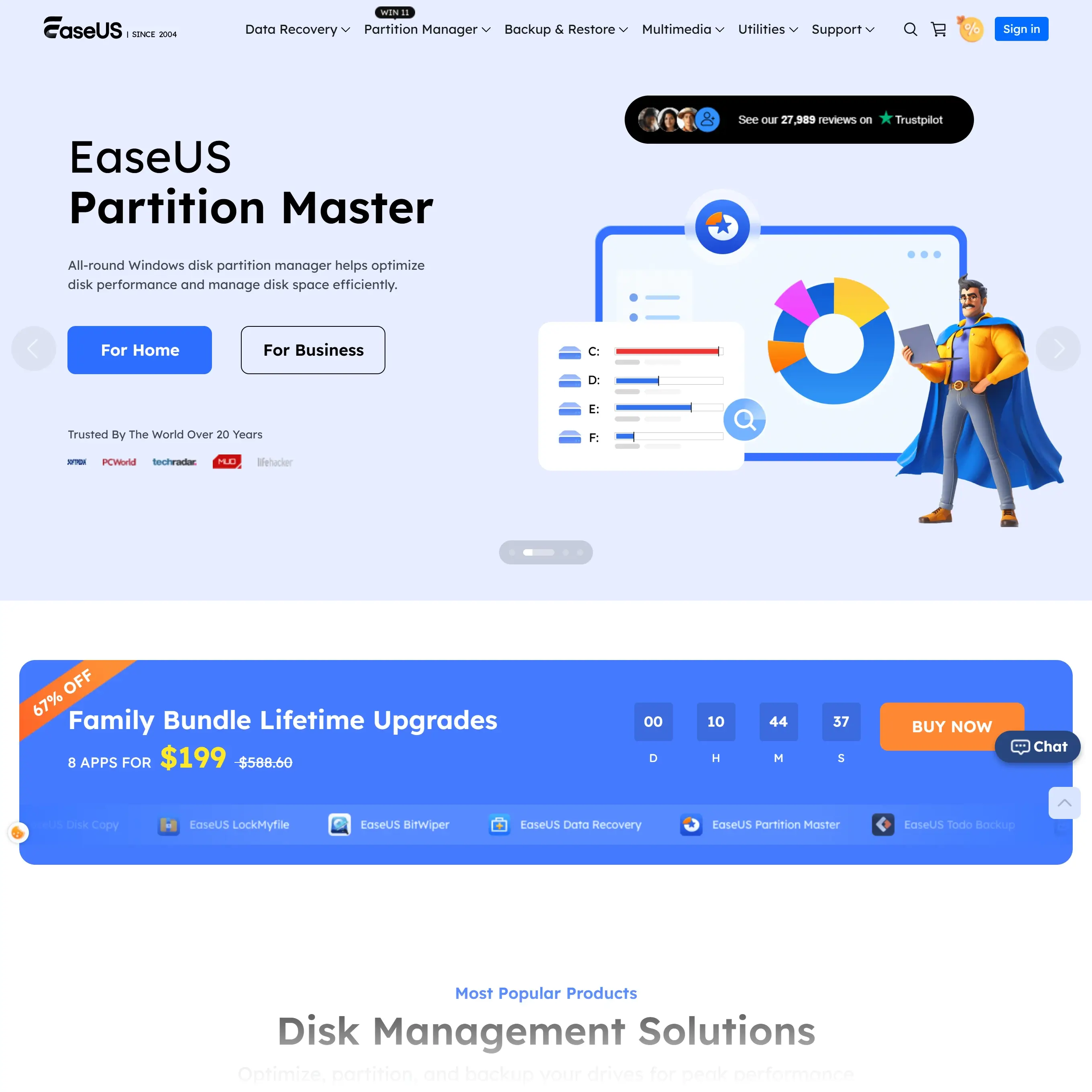 Программа EaseUS Partition Master (ЕасеУС Партишен Мастер): скачать бесплатно на русском языке для компьютера, обзор функций, плюсы и минусы