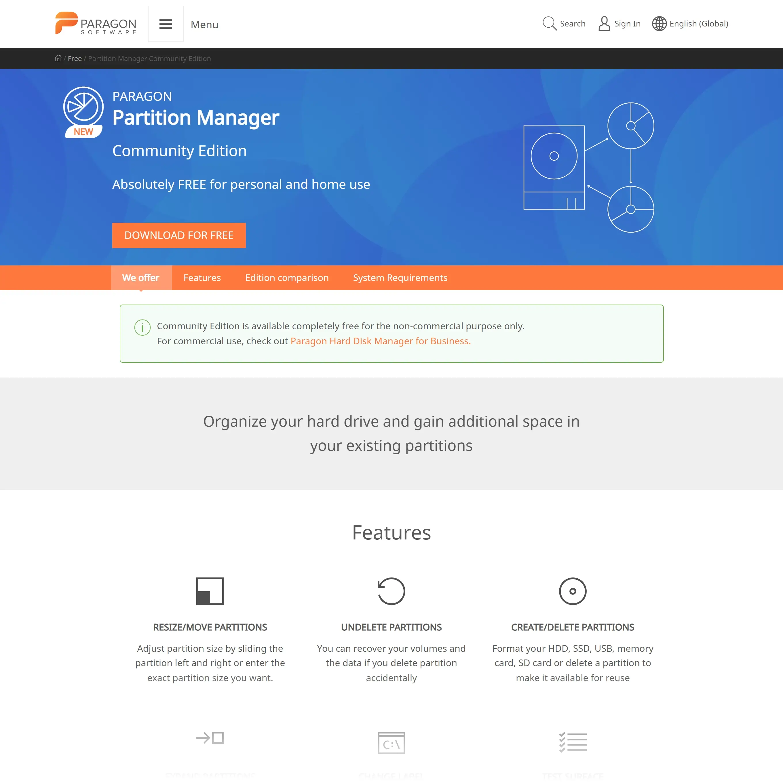 Программа Paragon Partition Manager (Парагон Партишен Менеджер): скачать бесплатно на русском языке для компьютера, обзор функций, плюсы и минусы